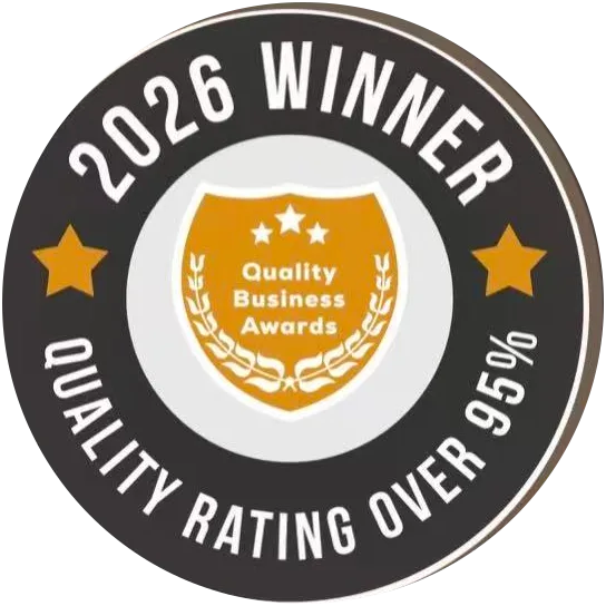 Quality Business Awards 2026 winner seal: Best Day Spa in Shoreline, Washington