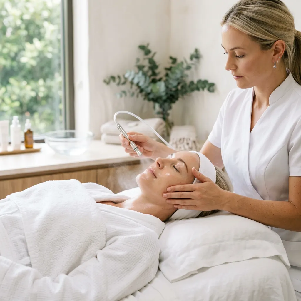 Glow-focused HydraFacial treatment at D4 Season in Shoreline, WA