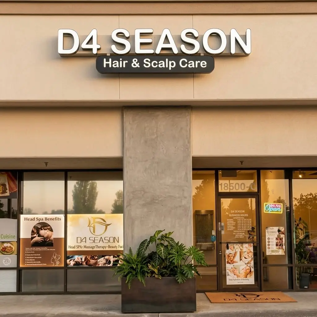 D4 Season Head Spa storefront in Lynnwood, Washington